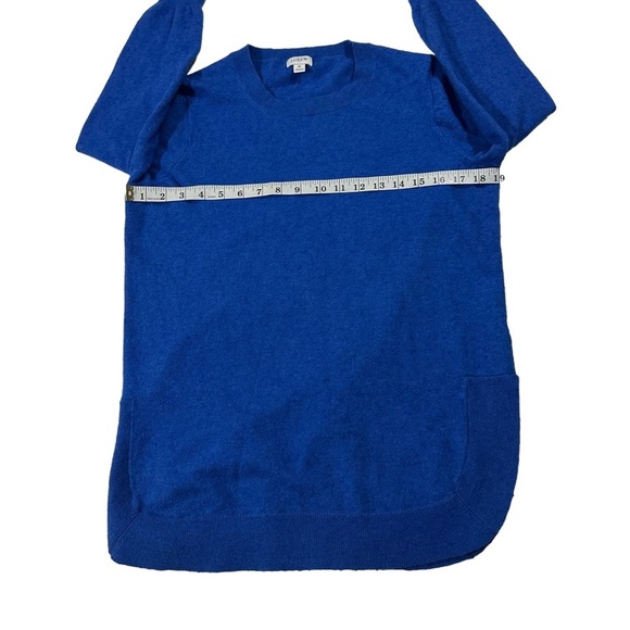 J. Crew Factory Blue Crew Neck Sweater - Picture 11 of 11